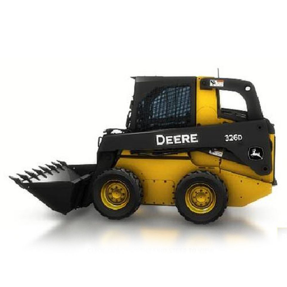 Skid steer loader 1700 lb deere rental long island ny