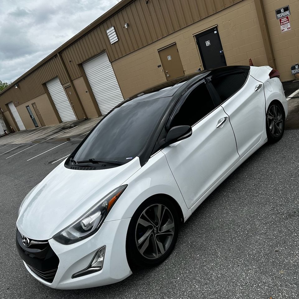White car
