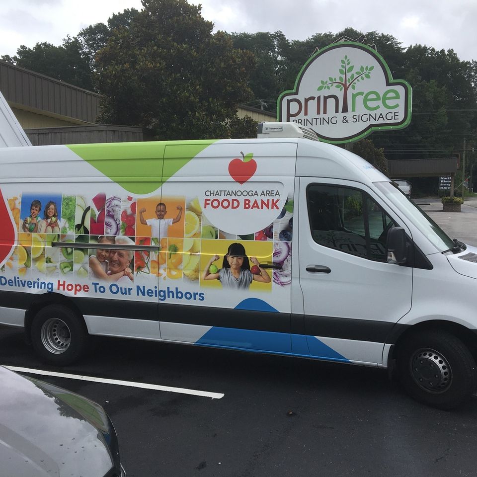 Chattanooga food bank wrap