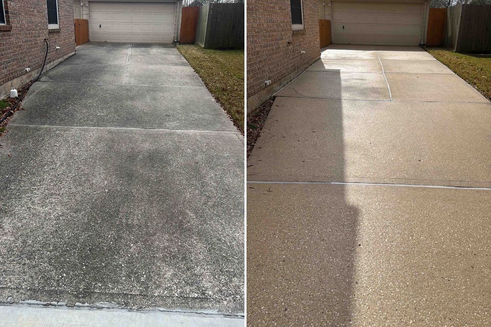 Driveway cleaning new caney tx