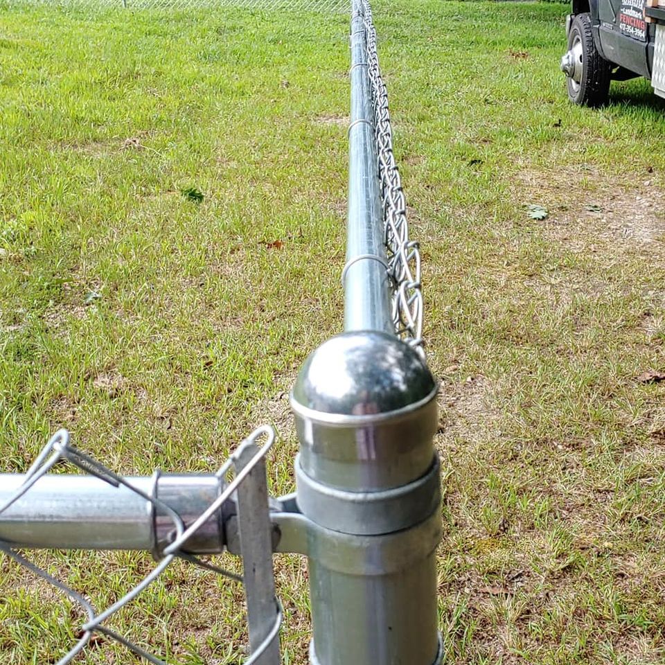 chain link fence steel