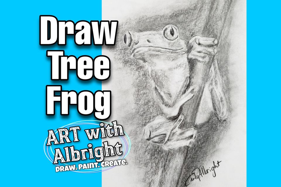 How to Draw Tree Frog artist Emily Albright