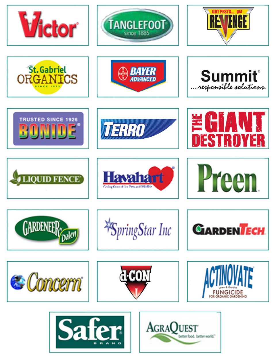 Garden supplies logos