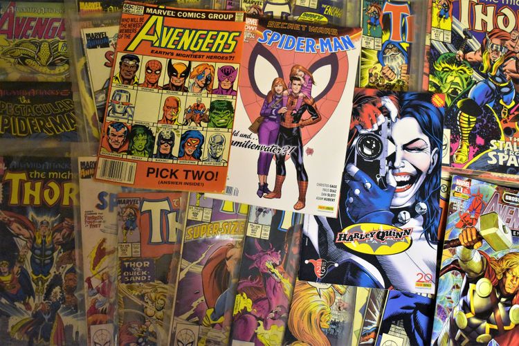 Vintage comic books