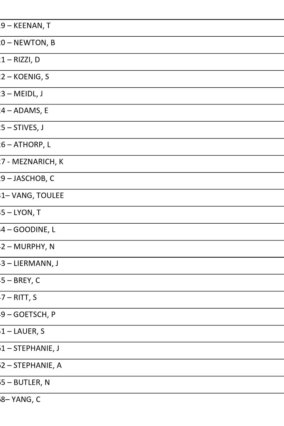 Sept 5 2026 manifest 2