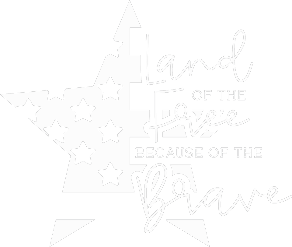 Patriotic   land of the free because of the brave star white
