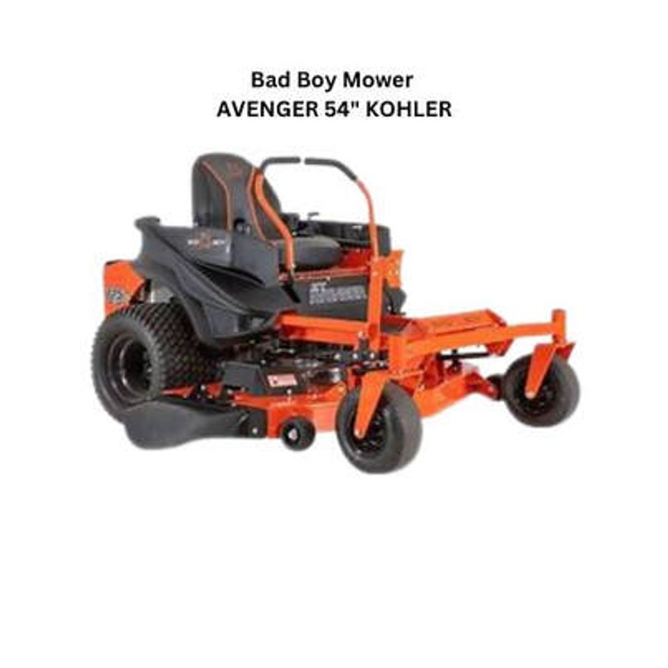 5 bad boy mower avenger 54 kohler