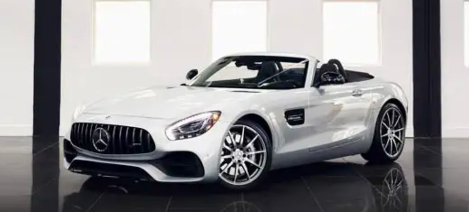Mercedes benz amg gt convertible grey