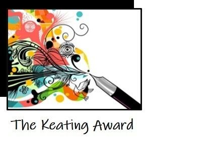 Glorious words keating contest logo with cutline