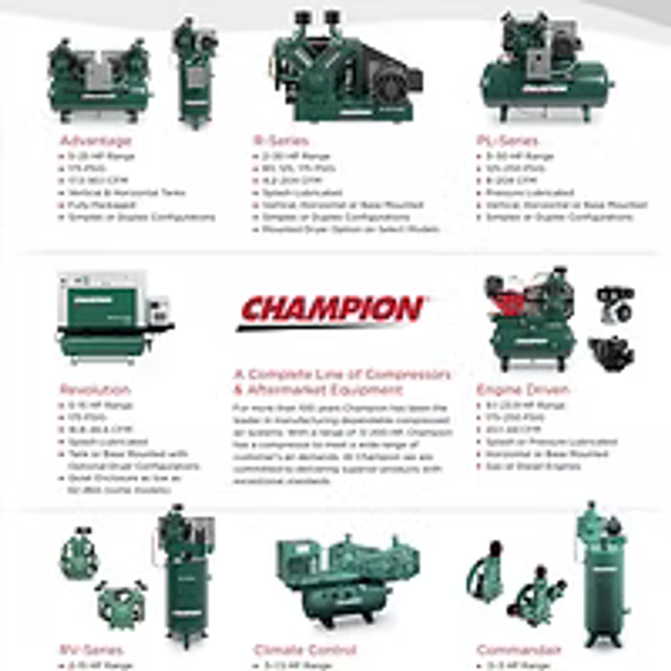 Brochure for champion photo