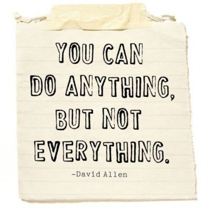 You can do anything but not everything 412x412
