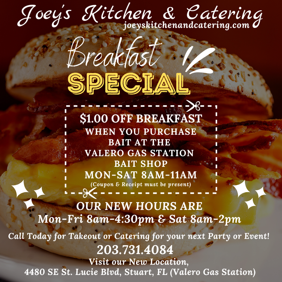 Joey's kitchen breakfast special