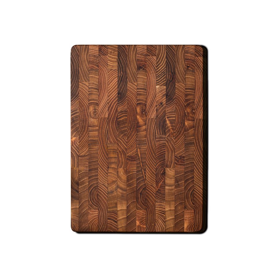 Teak cutting board lifestyle