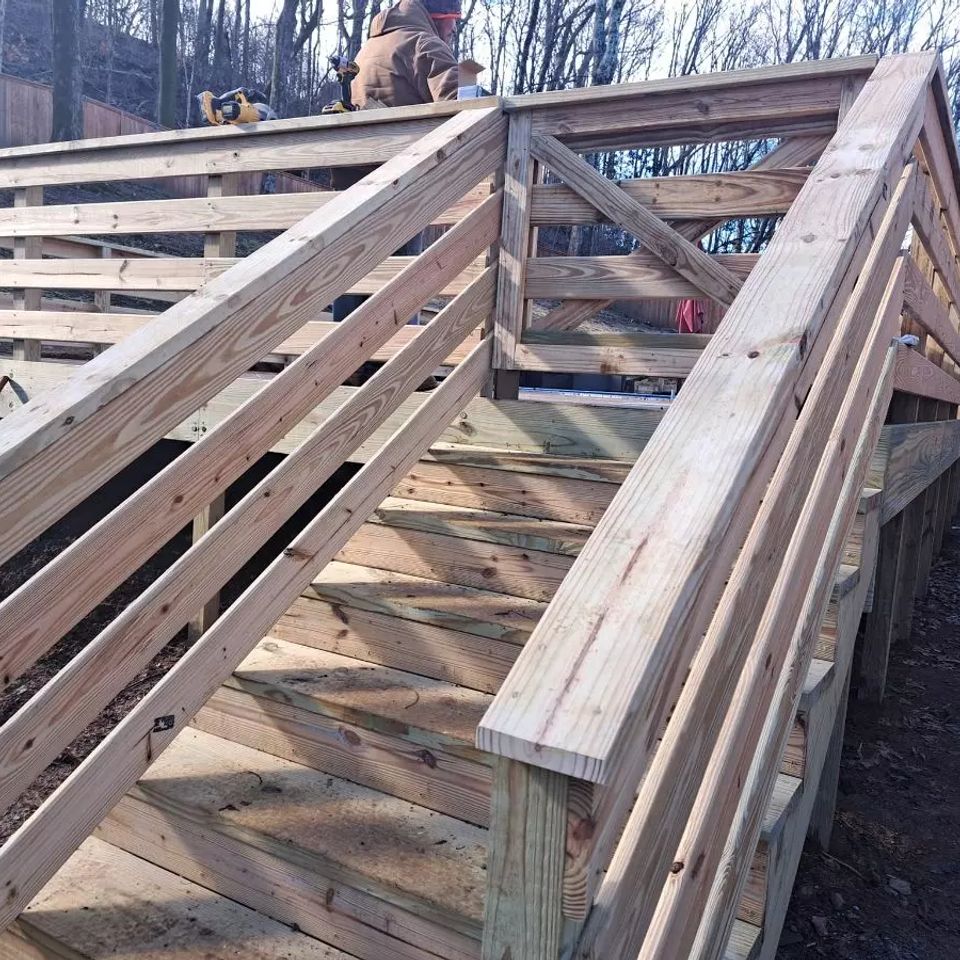 Wood deck builder casas adobes arizona