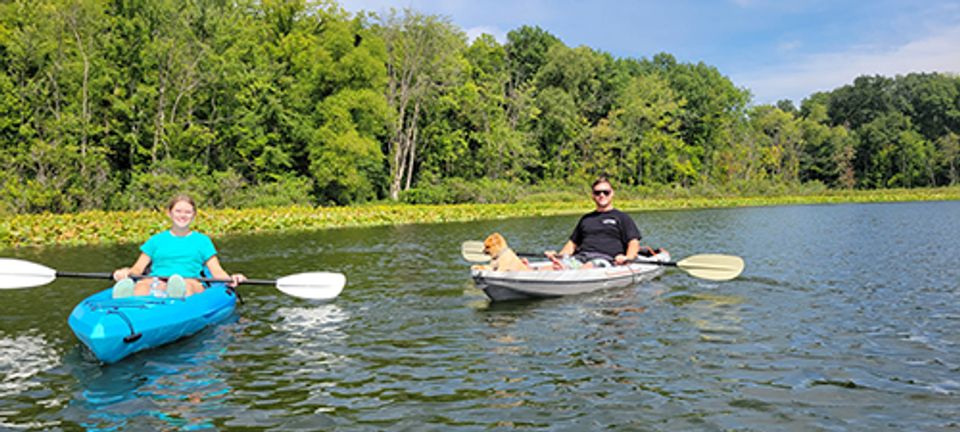Pf kayak dog oliver sub by carrie musgrave