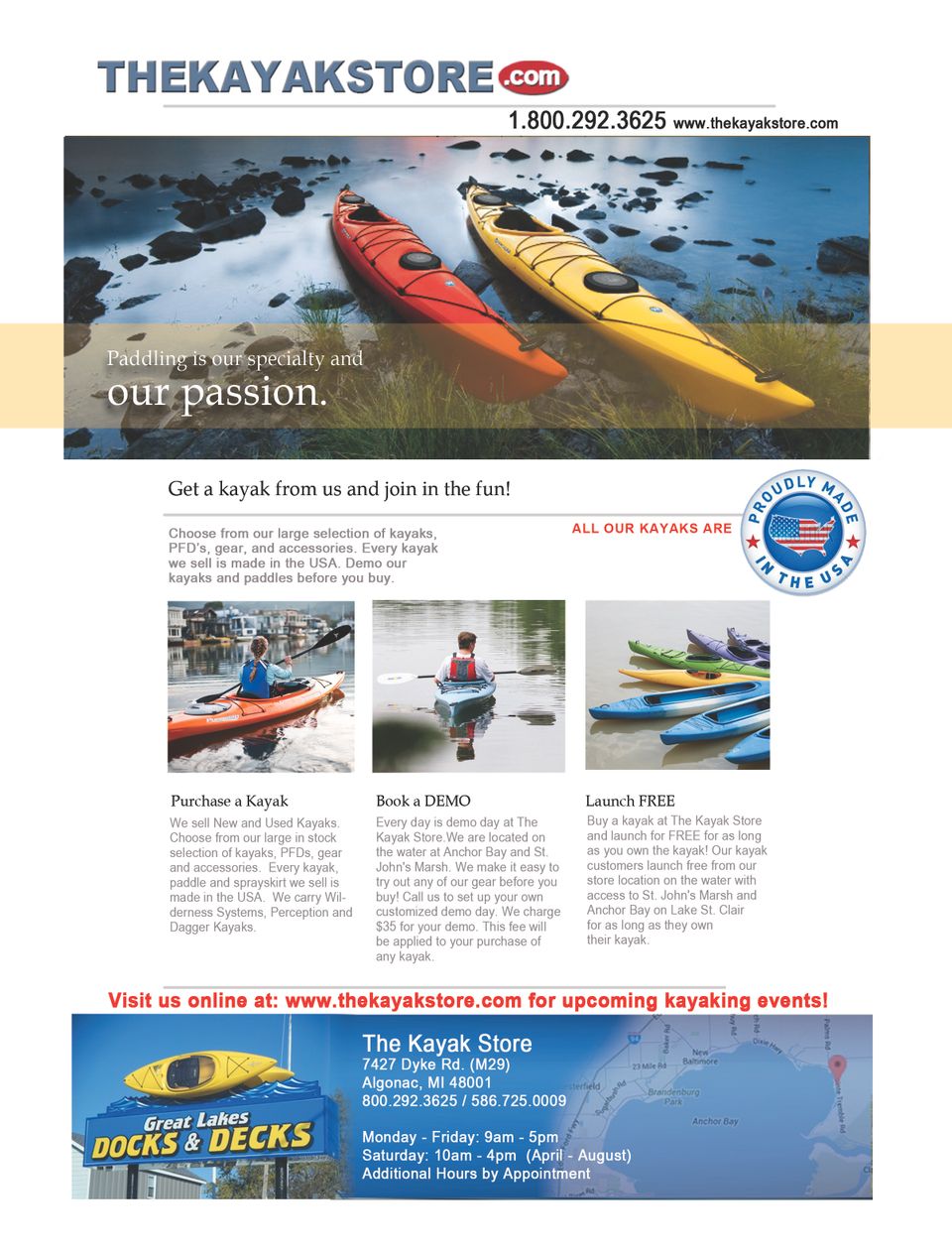 Thekayakstore flyer