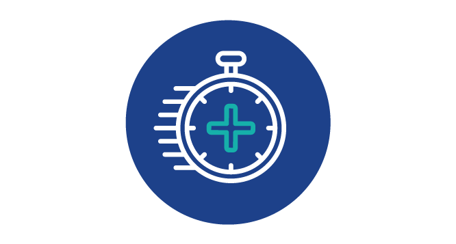 Fusion Biologics icon for faster healing with growth factors.