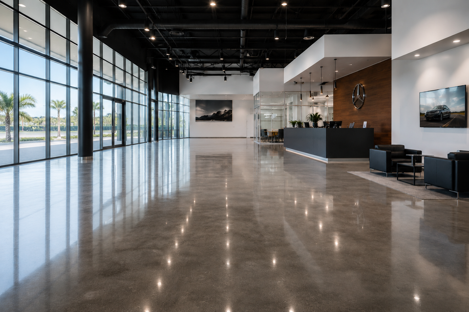 Polished showroom