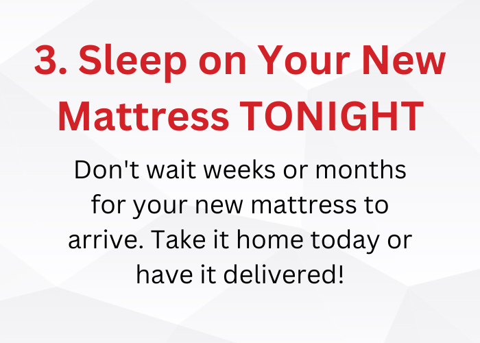 Take your mattress home or have it delivered in Grand Island, NE