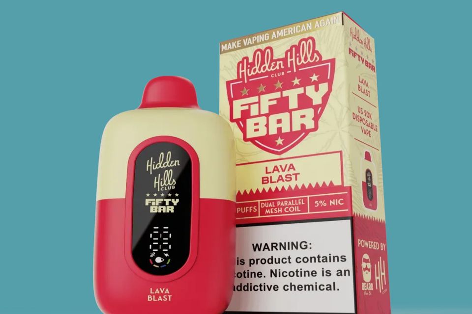 Fifty Bar Hidden Hills Lava Burst Disposable vape