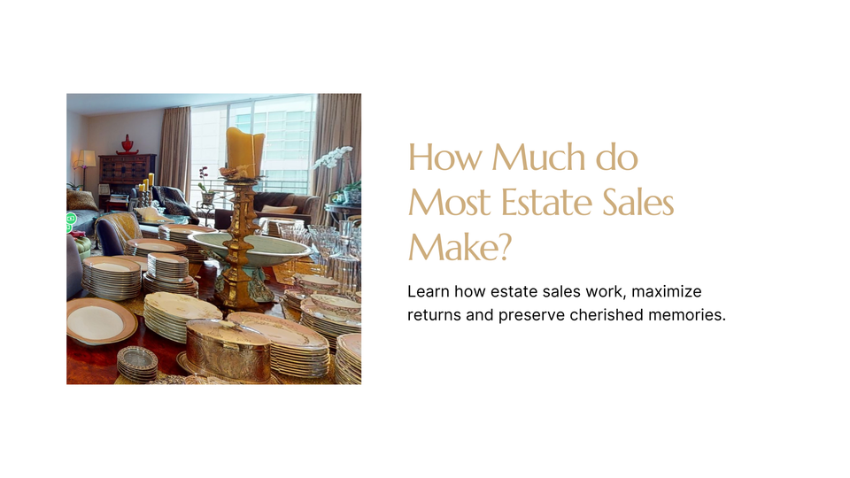 How much do most estate sales make