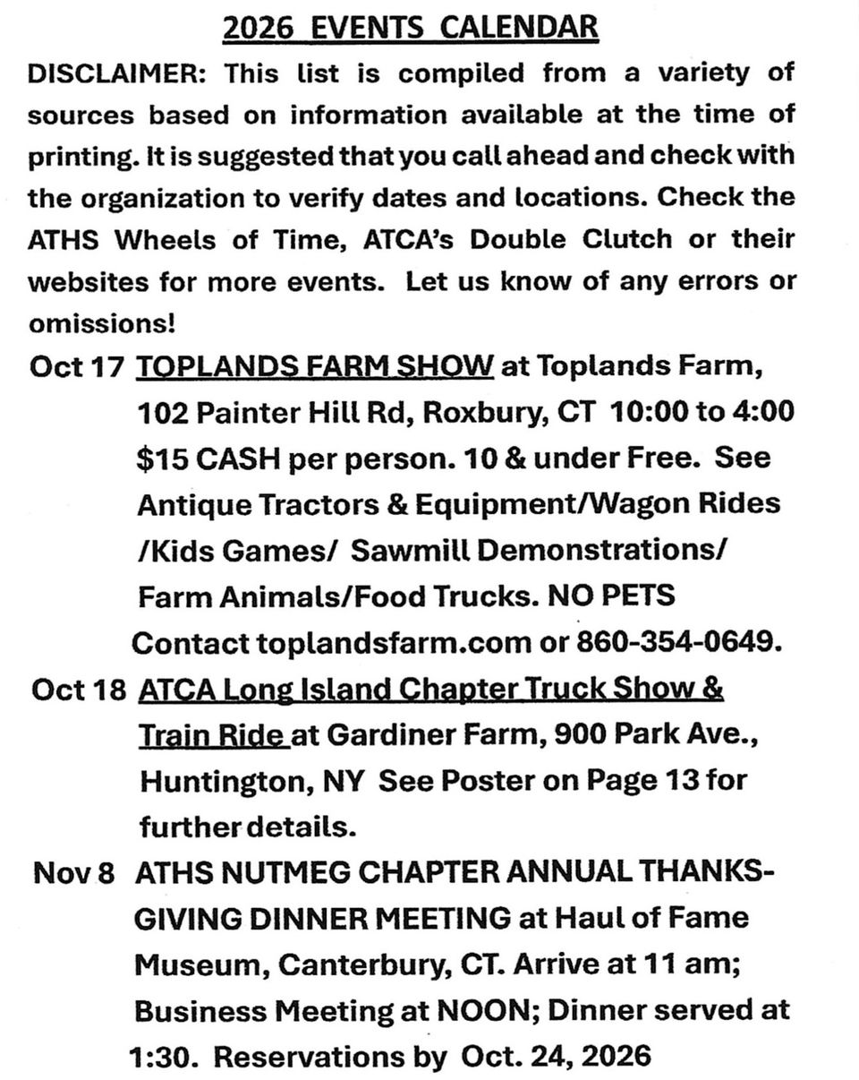 Nutmeg calendar nov 2026
