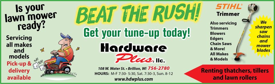 Spring has sprung lawnmowertuneup 22 march 3126