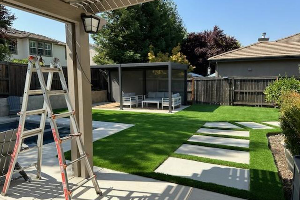 Artificial Grass Depots install job