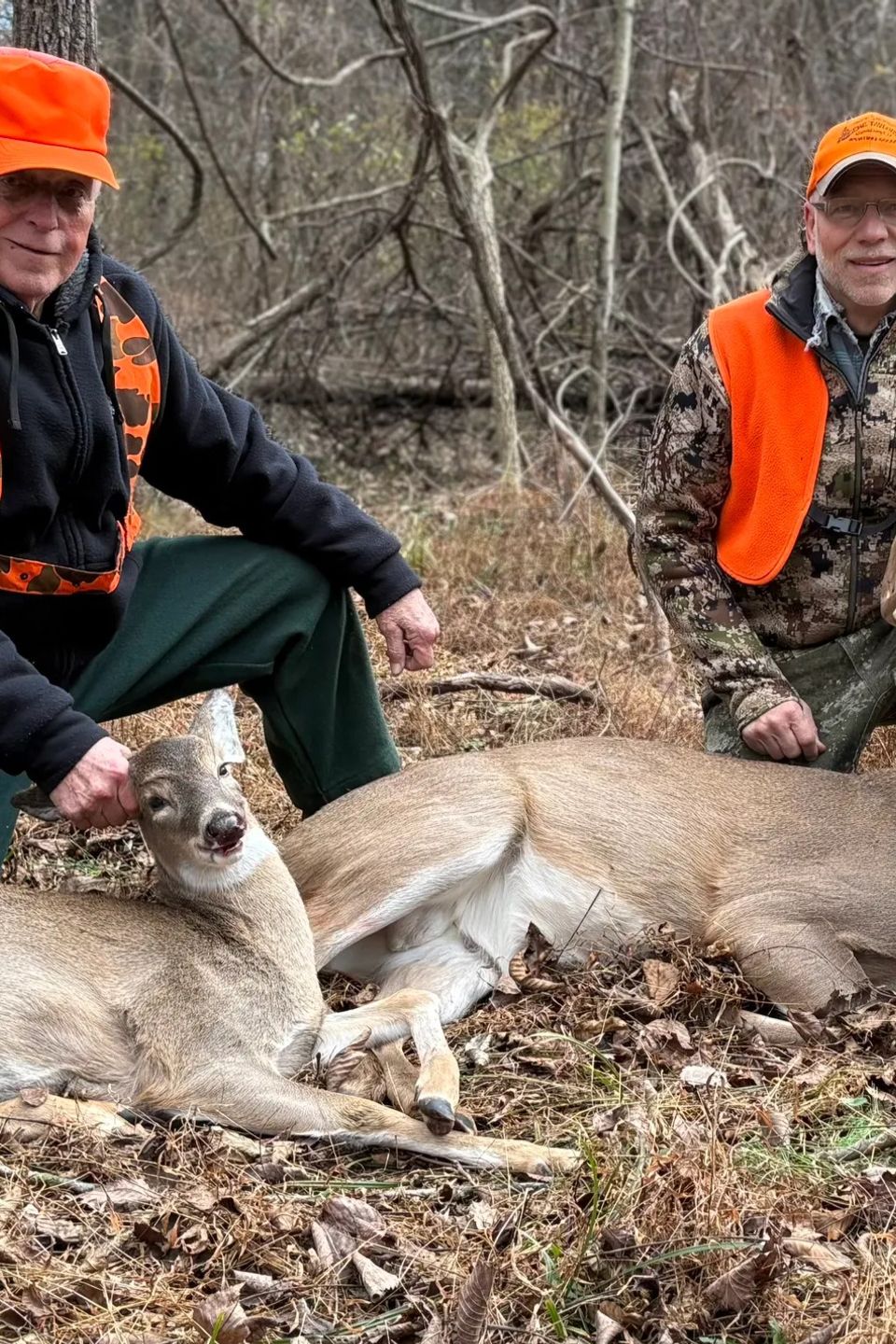 Larry and his son Brad of Dover, York County harvested a doe and a buck during the 2025 rifle season.