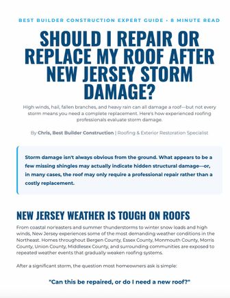 article: Should I repair or replace my roof after NJ storm damage?