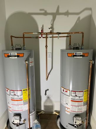 Two water heaters