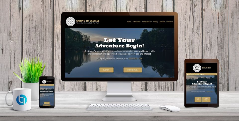 Brikwoo website sample cabins to castles