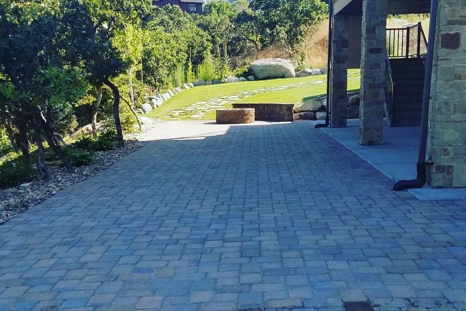 Patio work done by Ho/Gar Hardscaping