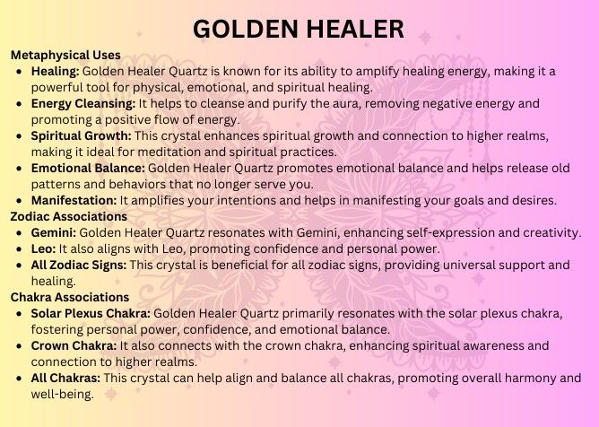 Golden healer
