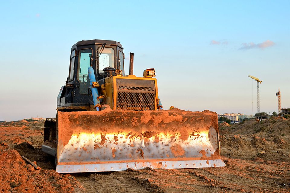 Bigstock track type bulldozer earth mo 319806298