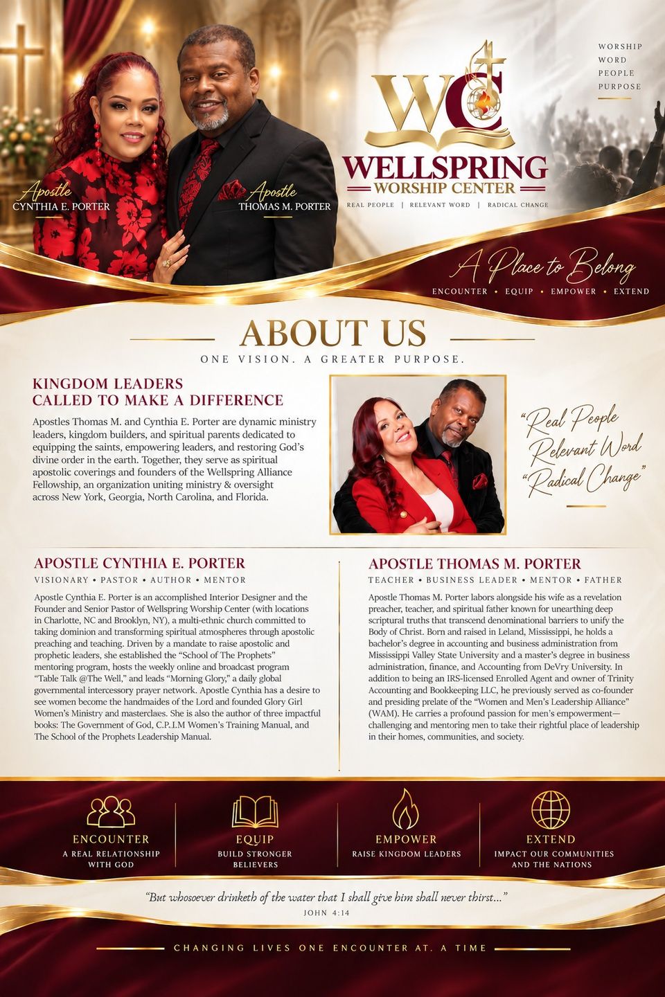 Revised new about webpage