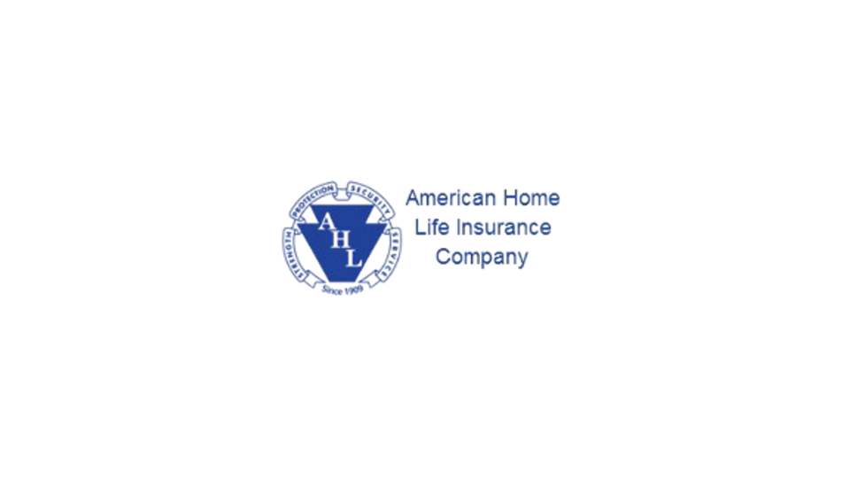 American home life insurance logo (full white board)
