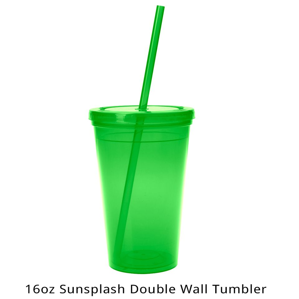 16oz sunsplash double wall tumbler