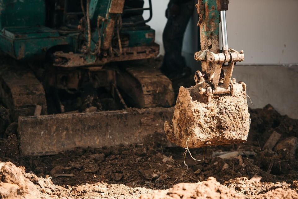 Close up worker backhoe working construction site 640221 302