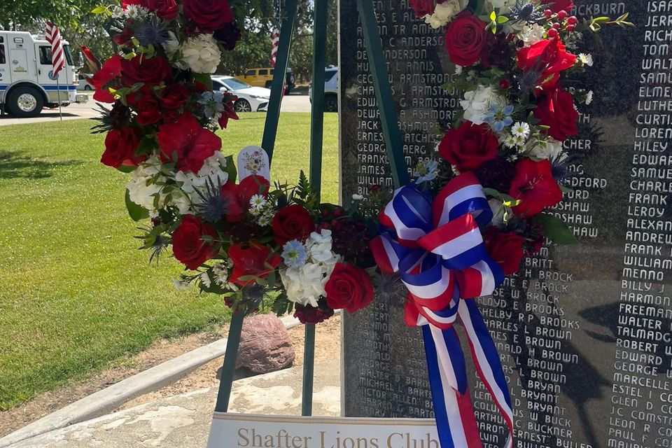 Memorial day wreath