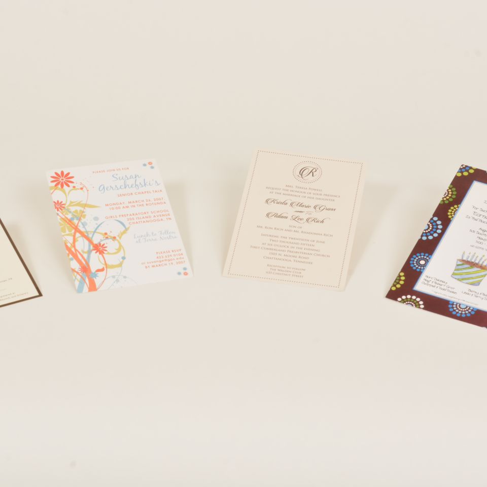 Invitations   cardstock