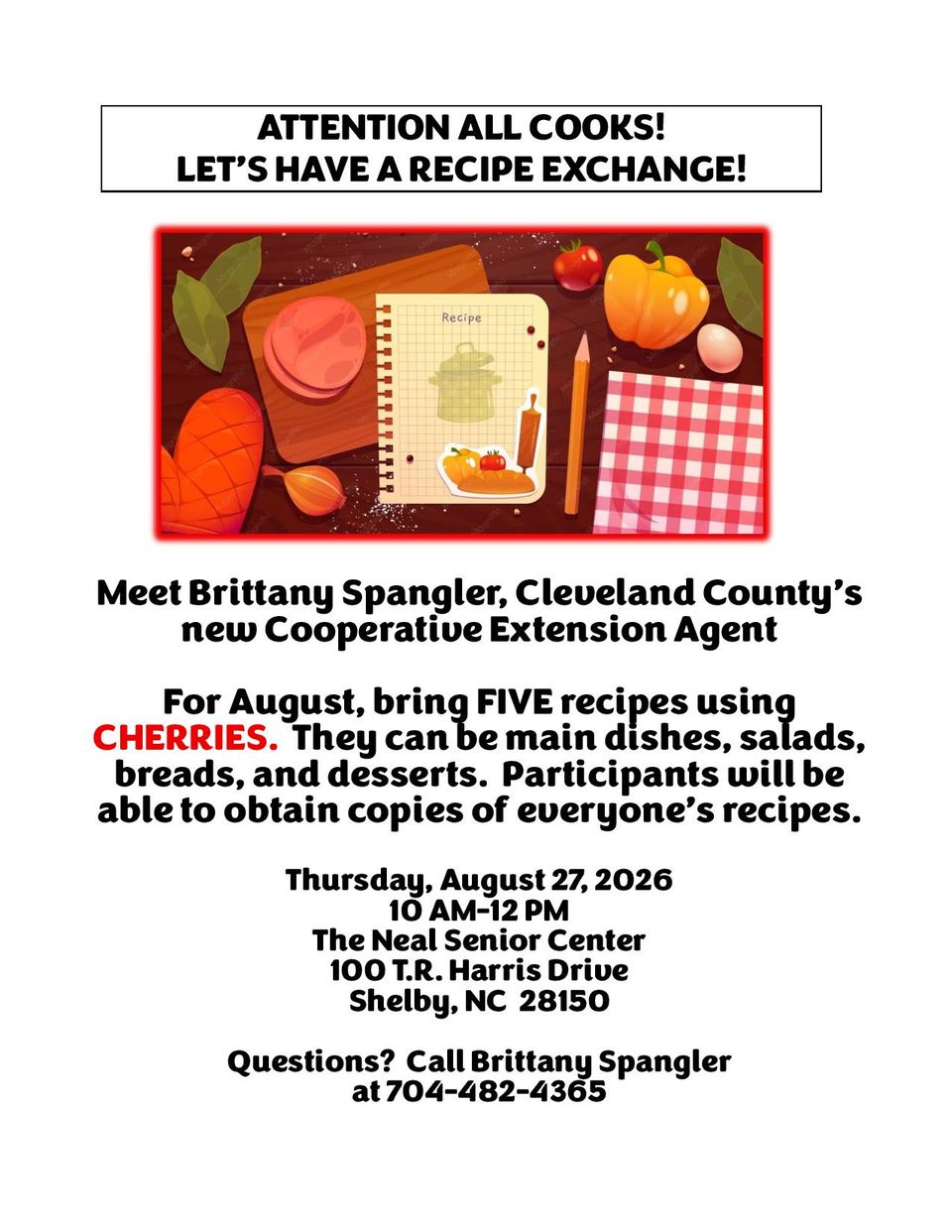 Poster recipe exchange for august page 001