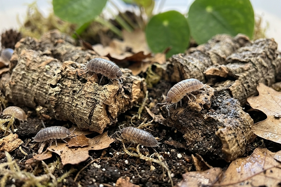 Isopod Cork Bark and Hides