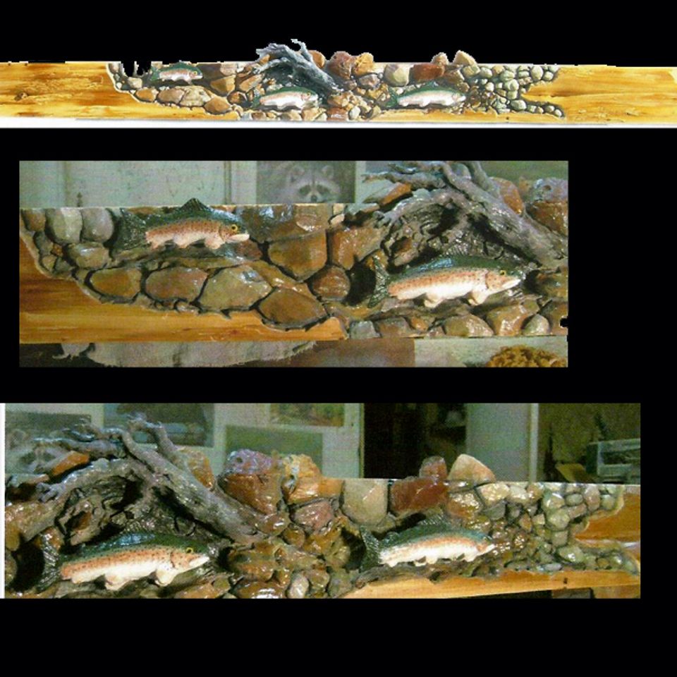 Fish mantel