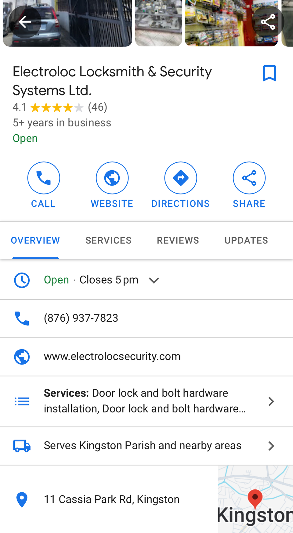 Google business profile electroloc