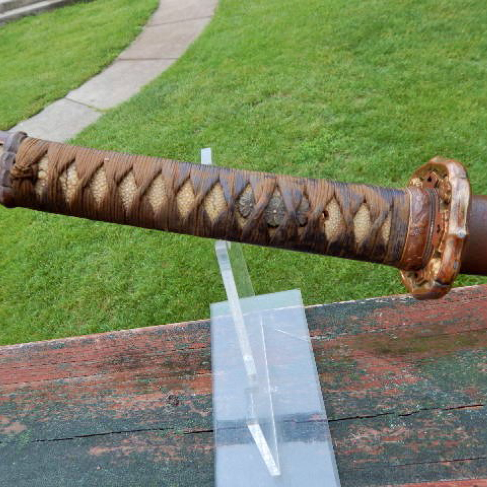 Japanese officer's wwii katana sword scb. signed files720170912 22493 qo95pi