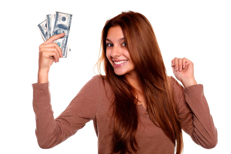 Woman getting a Short-Term Personal Loan
