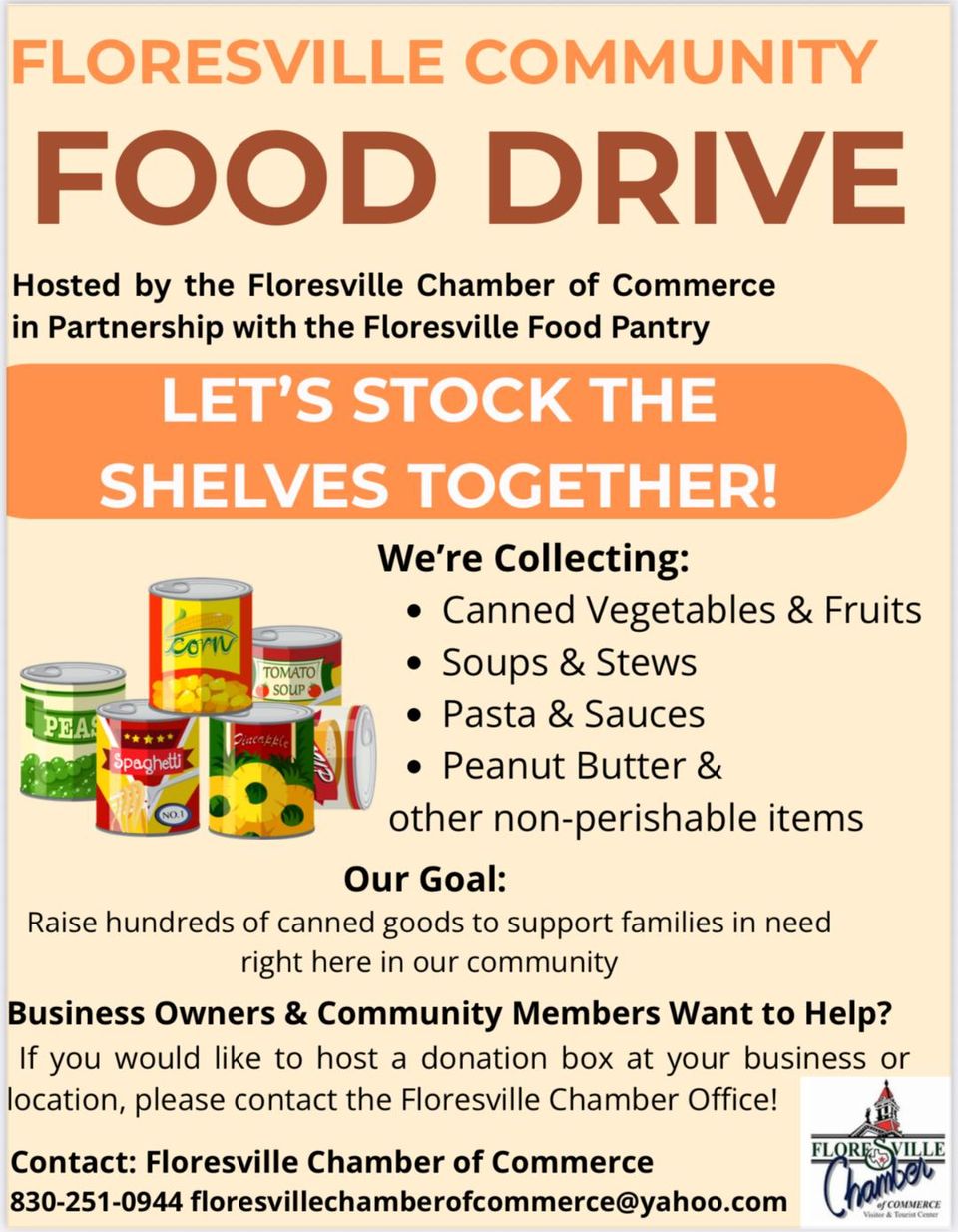 Food pantry flyer
