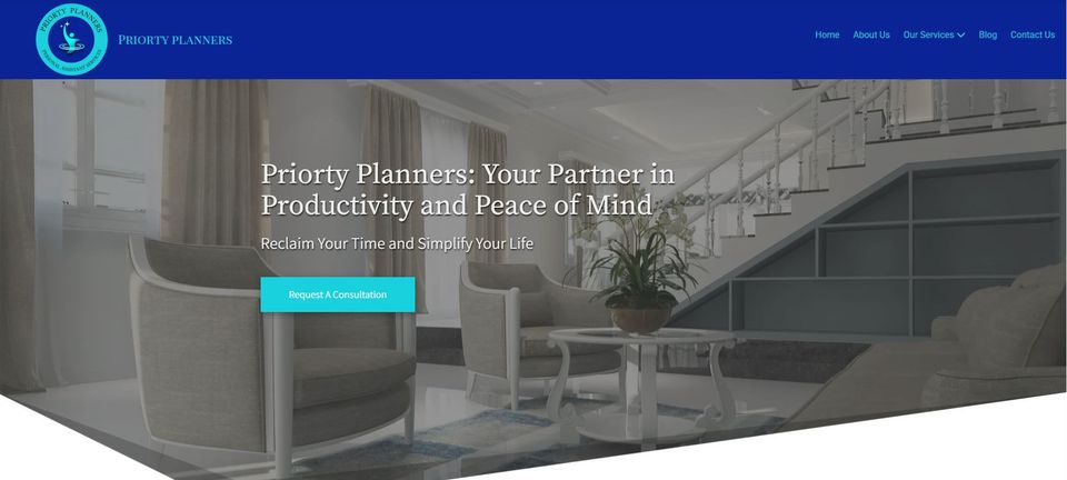 Priorty planners website image