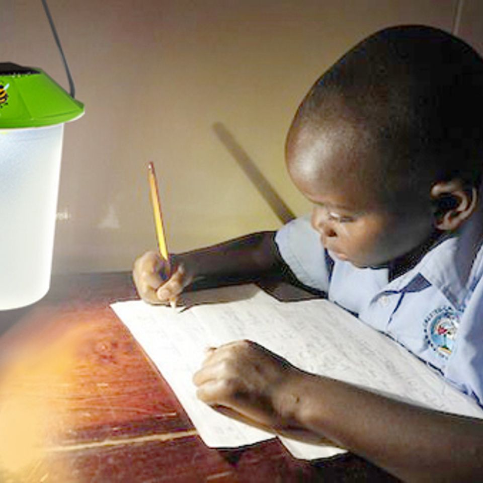 Boy with homework